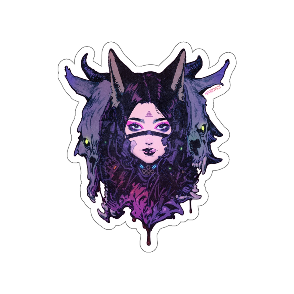 Wolf Head - Die-Cut Stickers