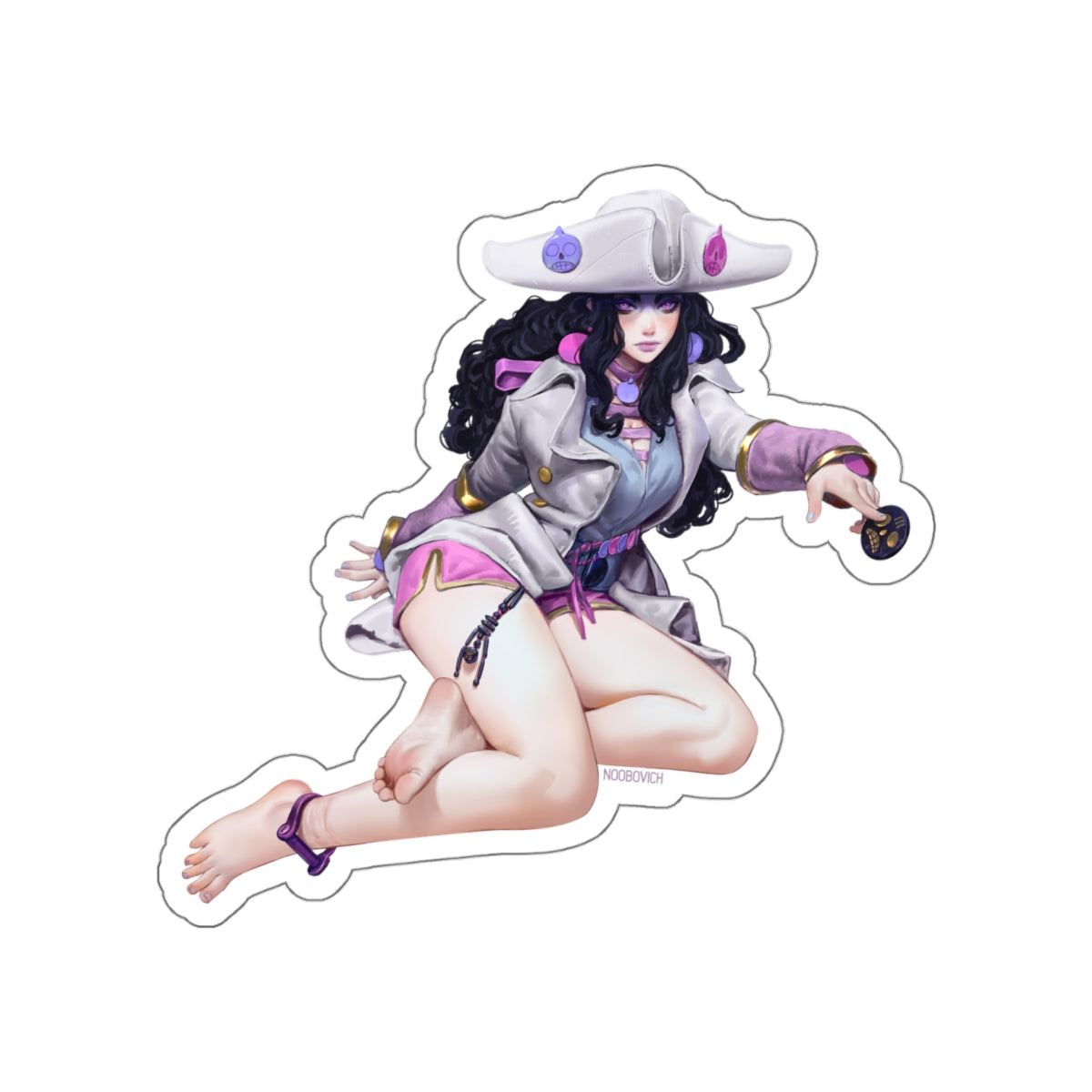 Pastel Pirate - Die-Cut Sticker