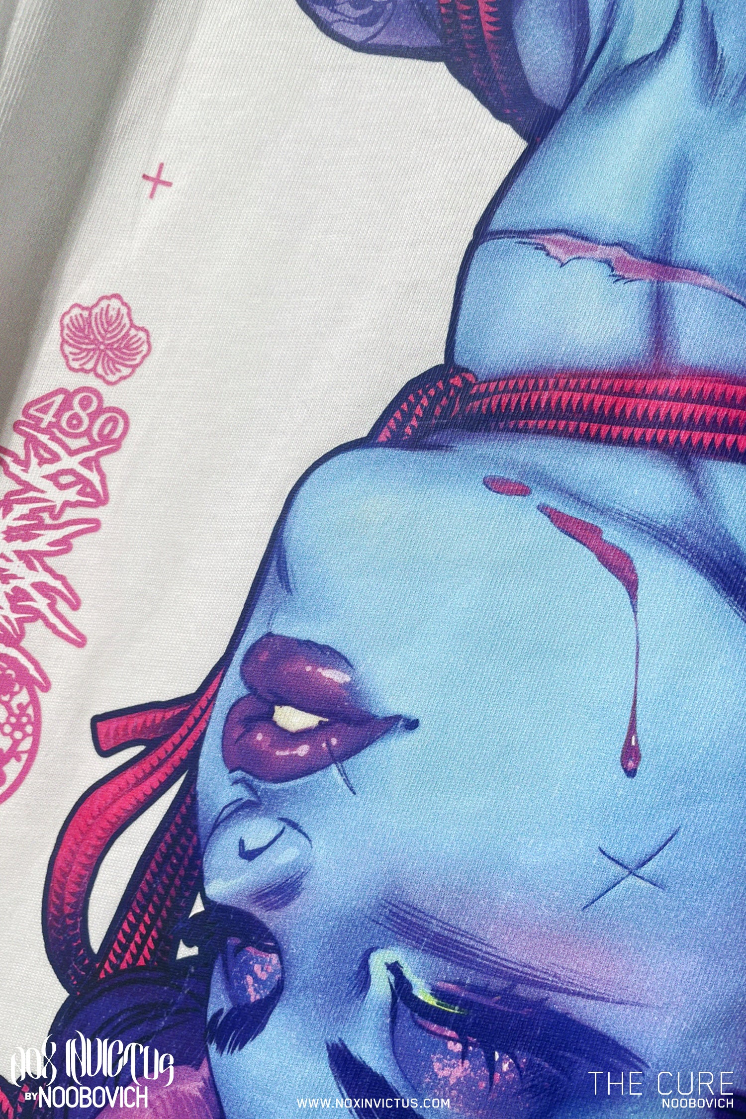 Cure オーバーサイズTシャツ Veritecoeur ヴェリテクール VCC-470U ユニセックスオーバーサイズT