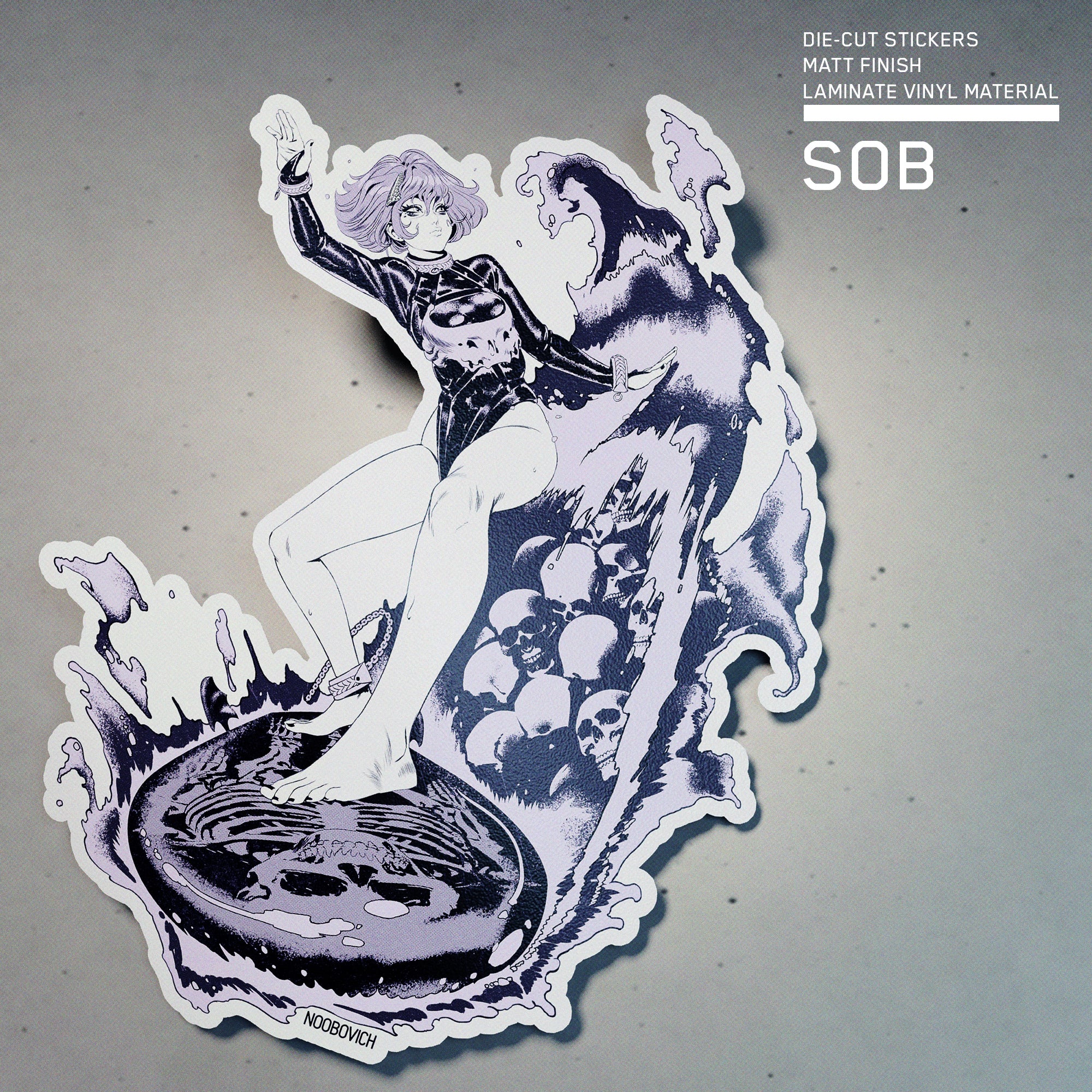 SOB Surfer - Die-Cut Stickers – Noobovich